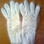 Пуховые перчатки